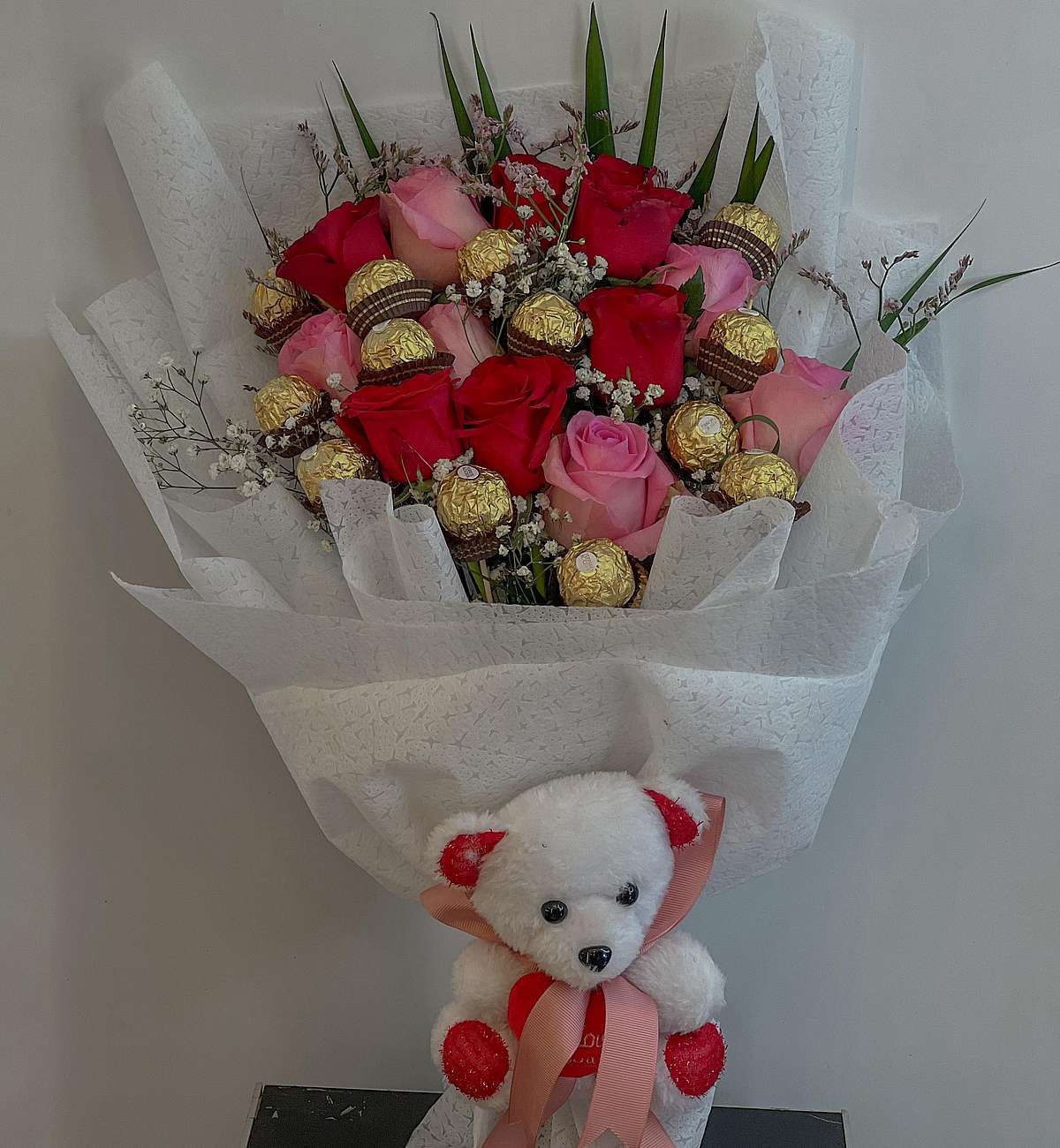 rose combo toy Bouquet of Roses Valentine's Day Interactive Snuffle Dog Toy