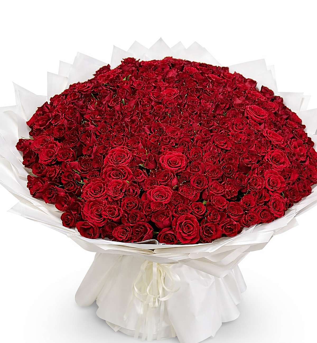 Royal Love Red Roses Bouquet – 301 Roses | Luxury Red Rose Arrangement UAE